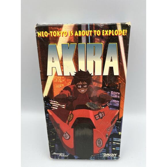 AKIRA VHS - Neo-Tokyo is About to Explode! ORION Streamline Vintage Anime - Picture 1 of 6